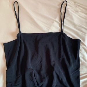 Black flowy tank top